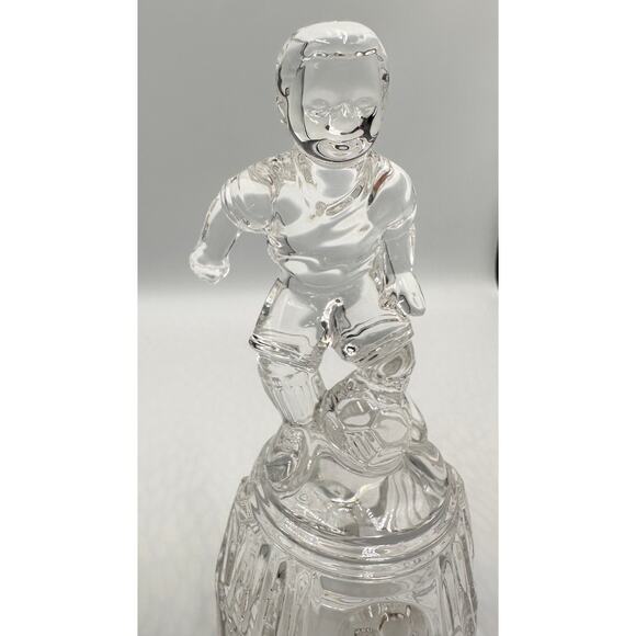 Princess House Crystal Figurines Moment of Pride Soccer Players 3pc Set